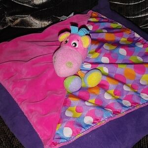 Colorful Plush Hippo Blanket for Kids
